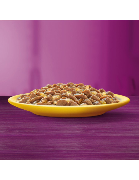 WHISKAS hõrgutised (80x85g) Linnuliha - Märgtoit Täiskasvanud Kassidele Kastmes (kana, part, linnuliha, kalkun)