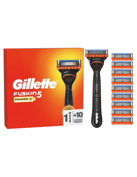 KAST 13 tk! Gillette Fusion5 Power Raseerija Meestele + 10 Tera