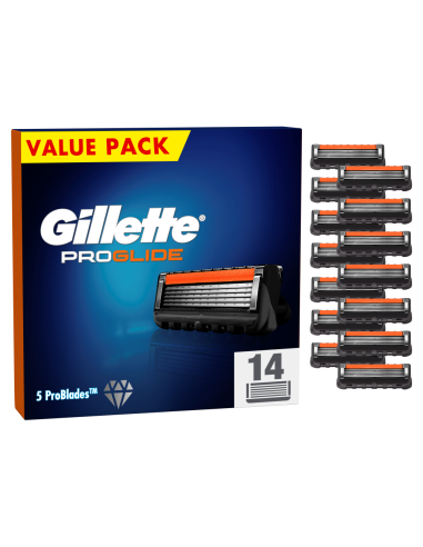 KAST 14 tk! Gillette Proglide Varuterad...