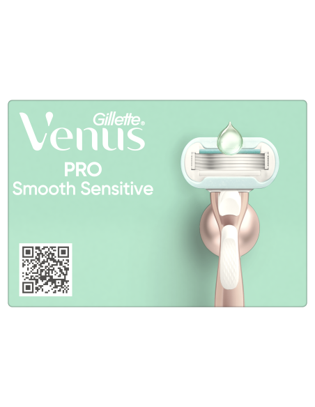 Gillette Venus Deluxe Smooth Sensitive Rosegold Raseerija Varuterad, 10 tk