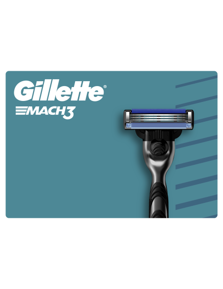 Gillette Mach3 Raseerija Meestele + 12 Tera