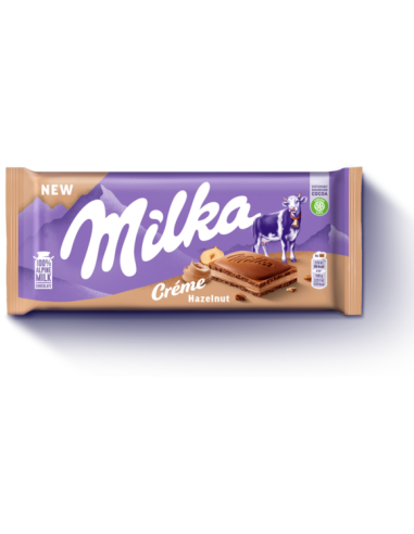Milka piimašokolaad pähklikreemiga 85g