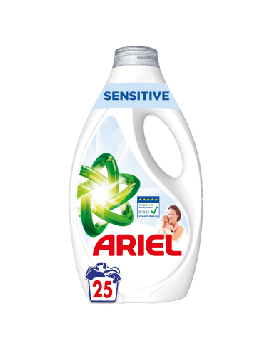 Ariel Sensitive Pesugeel, 25 Pesukorda, 1.125 L
