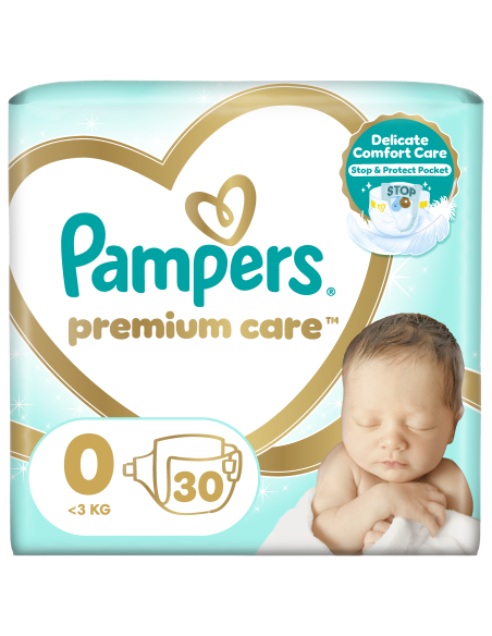 Pampers Premium Care Mähkmed,  Suurus 0 (Mini), 3 Kg, 30 Mähet
