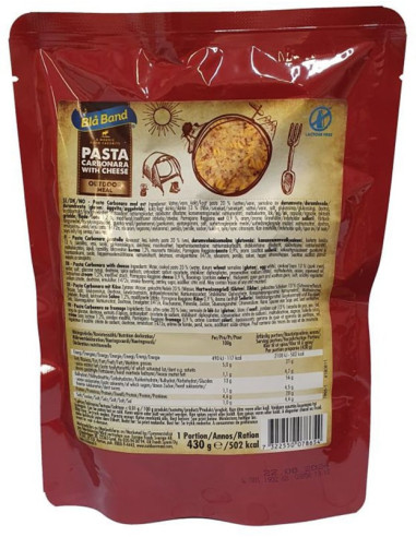 Bla Band pasta carbonara parmesaniga 430 g