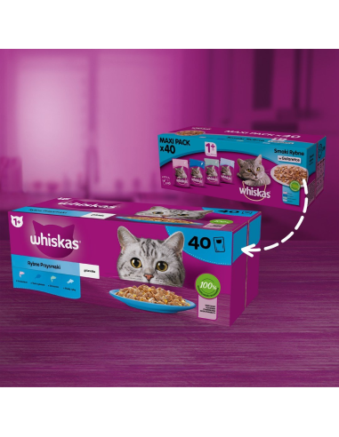 Whiskas Adult kassikonserv tarretises kalaga...