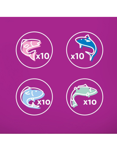 Whiskas Adult kassikonserv tarretises kalaga...