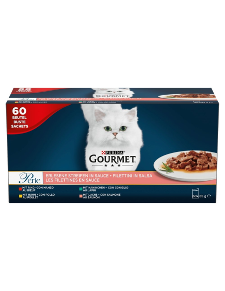 Purina Gourmet Perle konserv kassidele erinevad maitsed (60x85g)