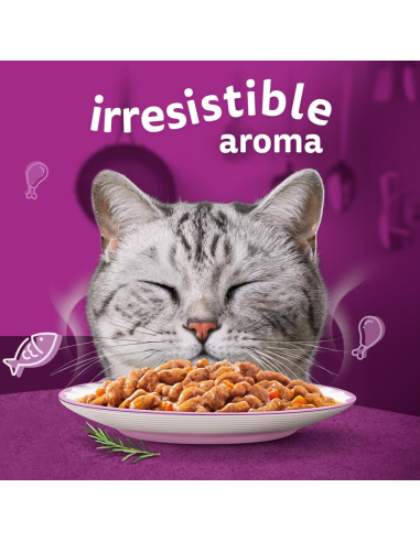 Whiskas kassikonserv kastmes erinevad maitsed...