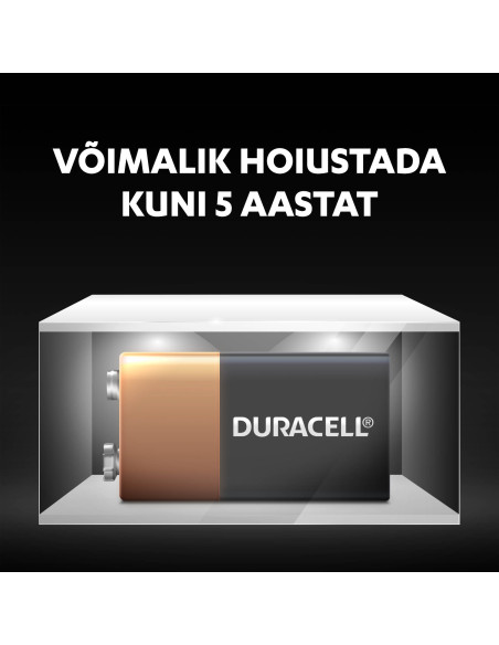 Duracell patarei 9V/MN1604 1 tk
