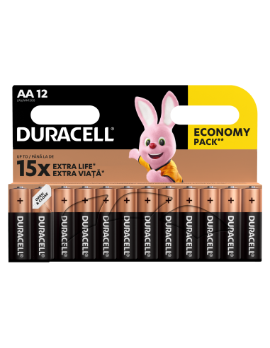 Duracell patarei AA/MN1500 12 tk