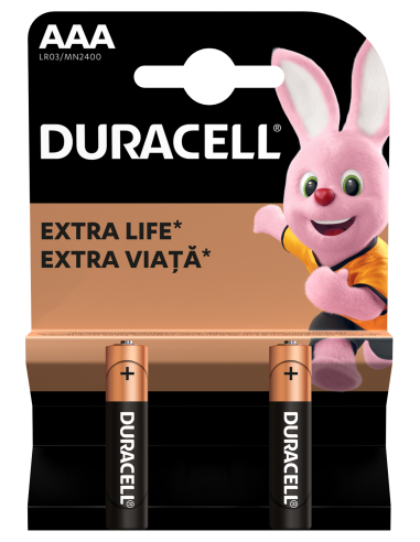 Duracell patarei AAA/MN2400 2 tk