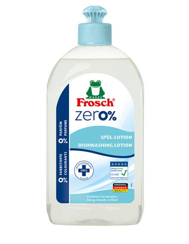 Frosch nõudepesuvahend  Zero% 500 ml