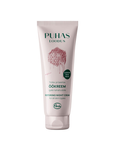 Puhas Loodus toitev ja taastav öökreem mesi 75 ml