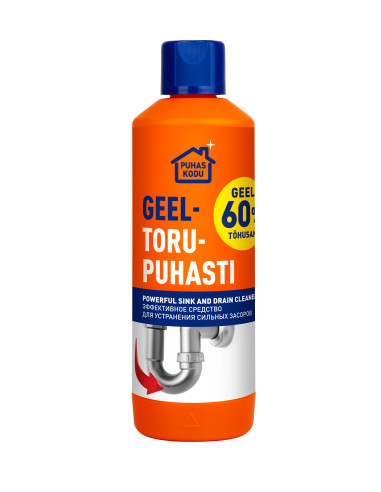 PUHAS KODU geel-torupuhasti 500 ml