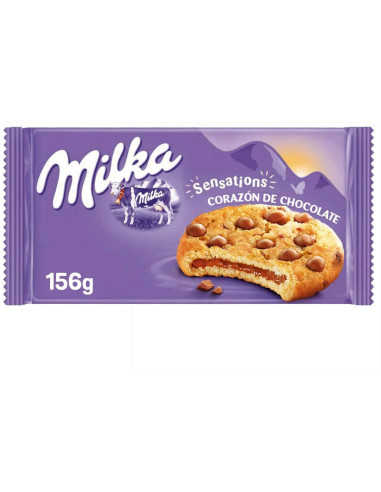 Milka küpsised Cookie Sensation šokolaaditäidisega 156g