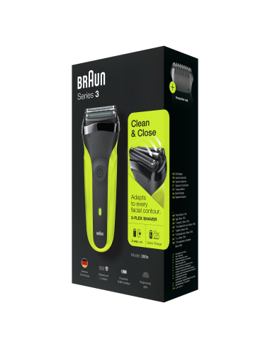 300s Braun Series 3 laetav pardel, roheline