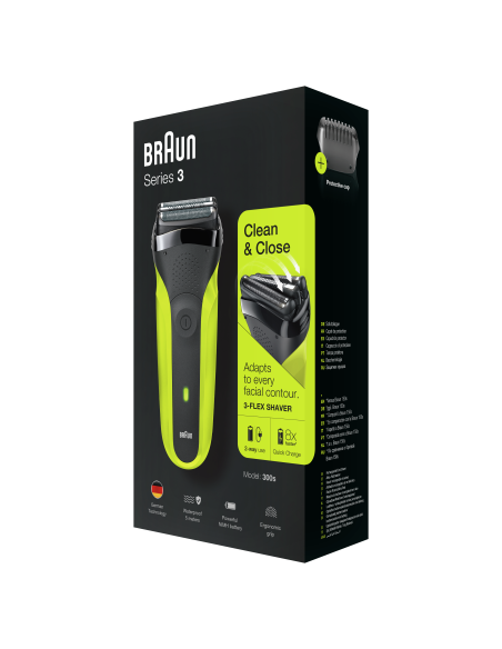 300s Braun Series 3 laetav pardel, roheline