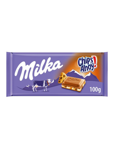 Milka piimašokolaad Chips Ahoy! 100g