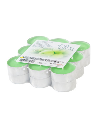 Hansa Candle lõhnateeküünal 4h õun 18 tk