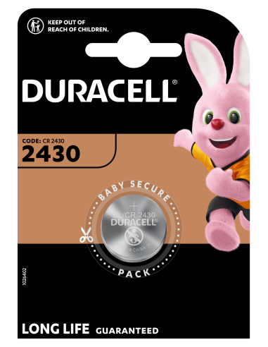 Duracell patarei DL 2430 3V liitium 1 tk