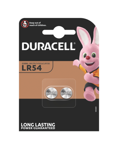 Duracell patarei LR 54 1.5V 2 tk