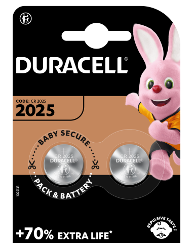 KAST 10 tk! Duracell patarei DL 2025 3V liitium...