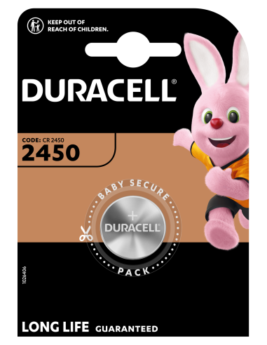 KAST 10tk! Duracell patarei DL 2450 3V liitium...