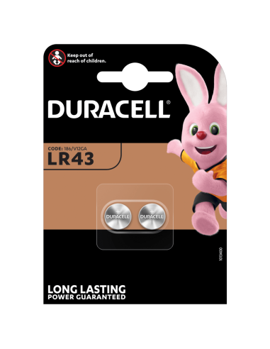 KAST 10 tk! Duracell patarei LR 43 1.5V 2 tk