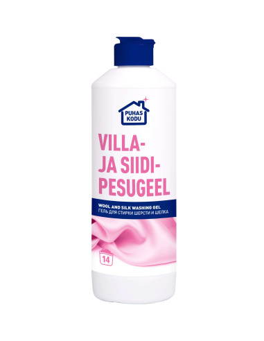 KAST 15tk! PUHAS KODU villa- ja siidi pesugeel...