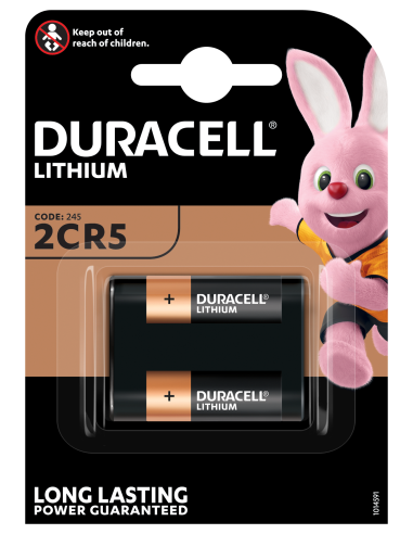 Duracell patarei DL 245 (2CR5) 6V liitium 1 tk