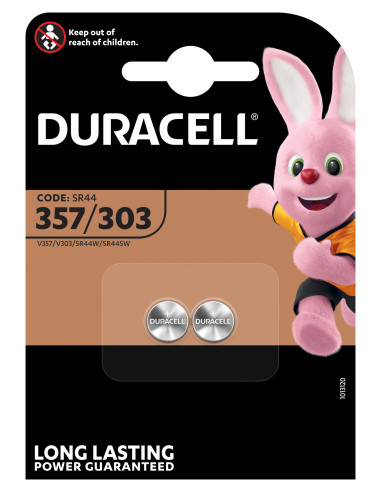KAST 10 tk! Duracell patarei 357/303 1.5V 2 tk