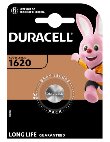 Duracell patarei DL 1620 3V liitium 1 tk