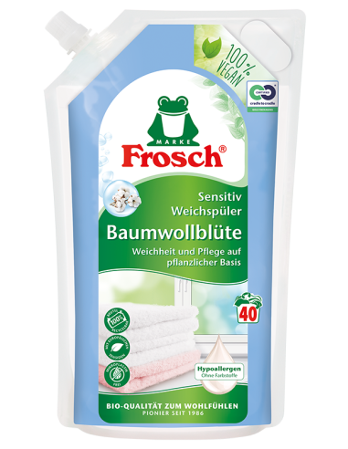 KAST 8 tk! Frosch pesuloputusvahend puuvill 1 l