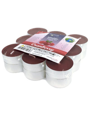 Lõhnateeküünal 4h jõhvikas 18 tk