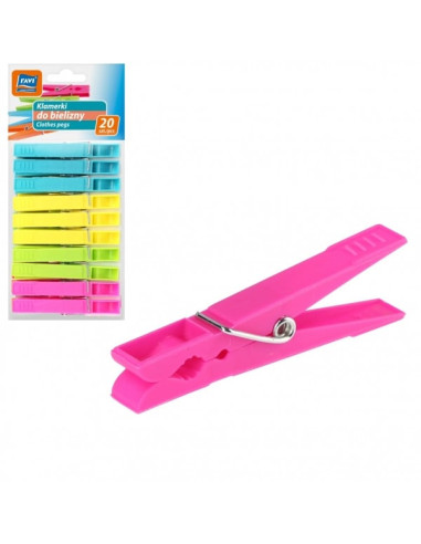 Ravi pesulõksud plastik 20 tk pakis