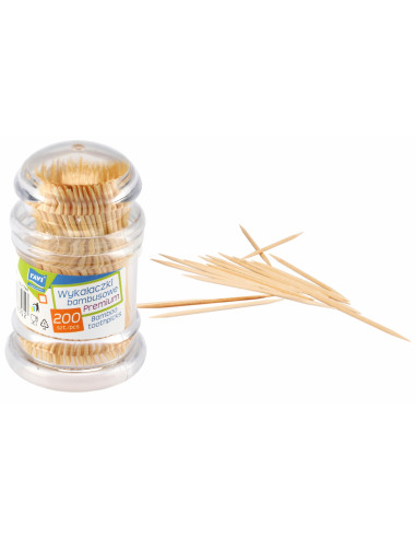 Ravi hambatikud bambusest 200 tk