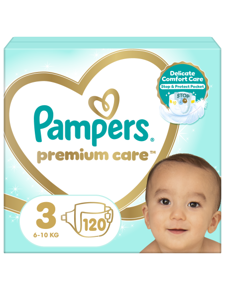 Pampers Premium Care Mähkmed, Suurus 3 (Midi), 6–10 Kg, 120 Mähet