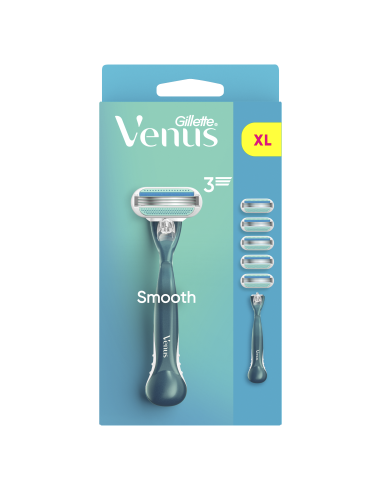 Gillette Venus Smooth Naiste Raseerija + 4 Tera