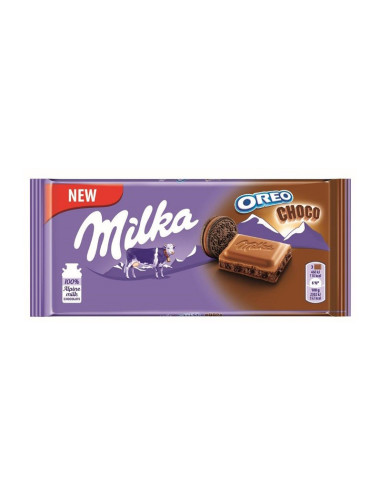 Milka piimašokolaad Oreo Choco küpsisega 100g
