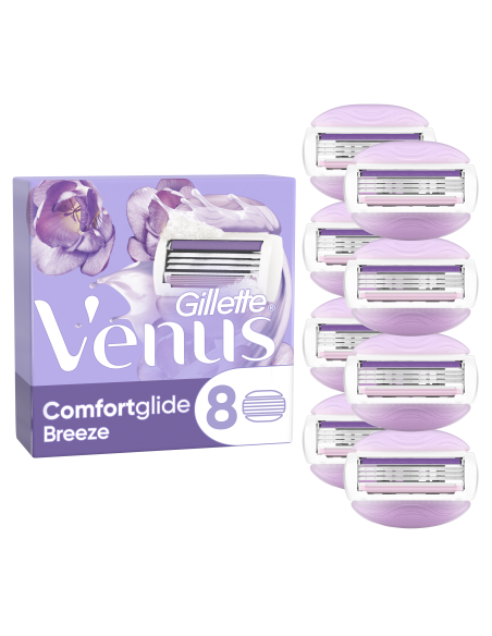 Gillette Venus ComfortGlide Breeze raseerija varuterad 8 tk