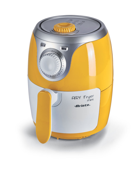 4615 Ariete kuumaõhufritüür Airy Fryer mini, 2L kollane
