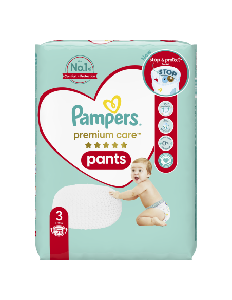 Pampers Premium Care Pants mähkmed nr 3 (6-11 kg) 140 tk