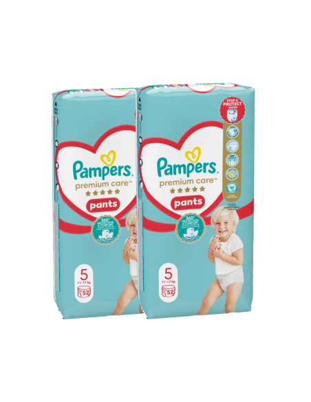 Pampers Premium Care Pants Mähkmed, Suurus 5, 104 Mähet, 12-17kg