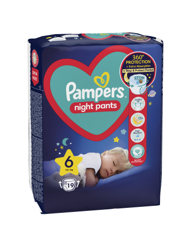 KAST 4 tk! Pampers Night Pants Püksmähkmed,...