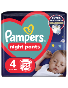 KAST 4 tk! Pampers Night...