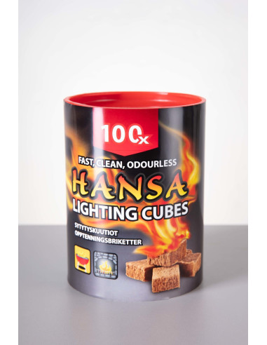 Süütekuubik "Hansa" 100 tk