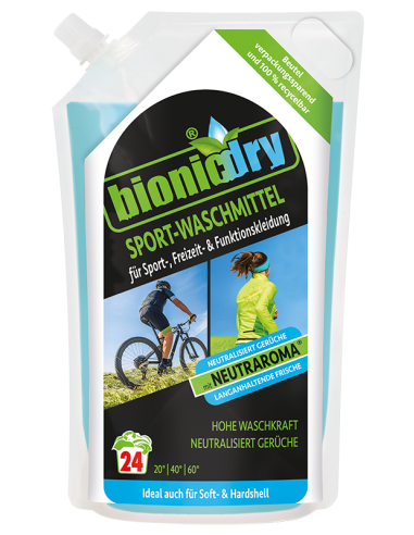 KAST 8 tk! Bionicdry pesugeel sport 960 ml