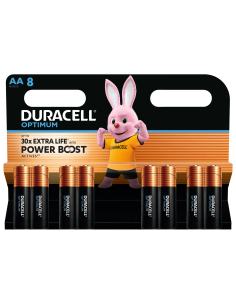 Duracell Optimum AA 8 tk