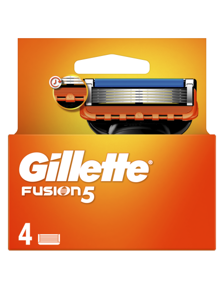 Gillette Fusion5 raseerija terad meestele - 4 vahetustera